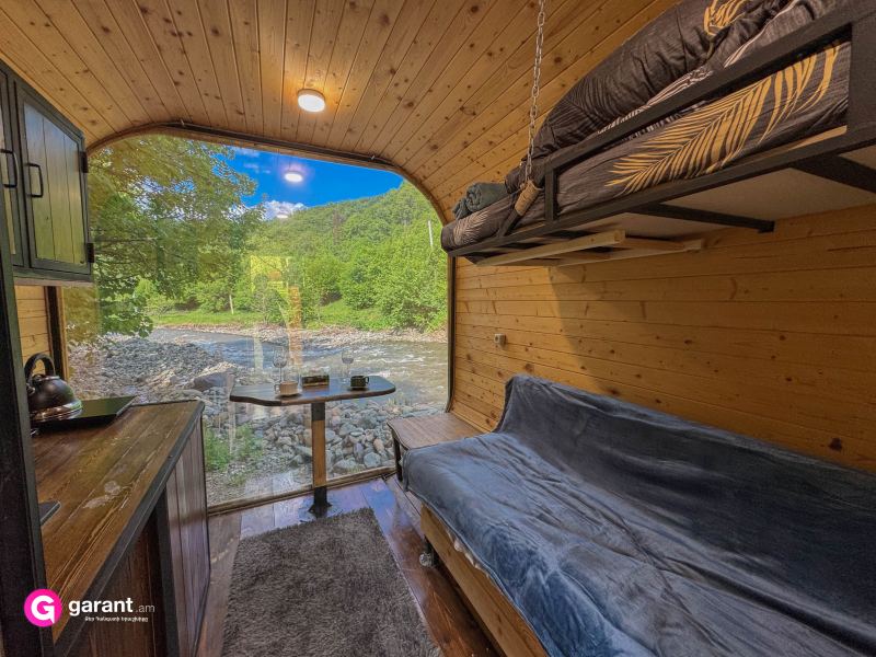 Cottage with 1 bedroom, sauna and jacuzzi, for 3 guests, 15 m²