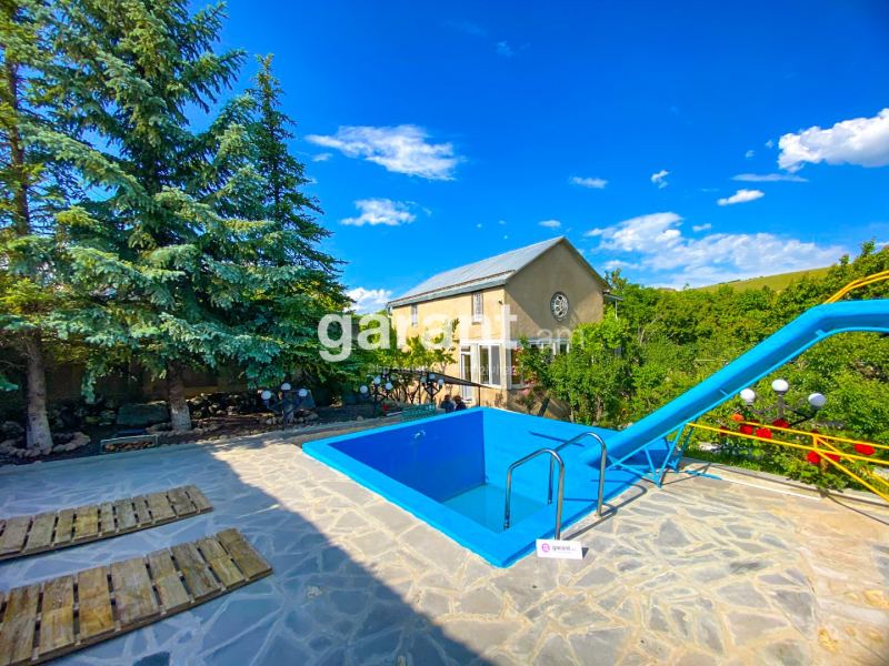 სახლი 3 საძინებლით და აუზით, 10 სტუმრისთვის, 200 მ²